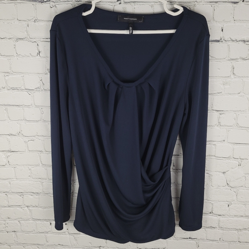 ROBERT RODRIGUEZ | ruched long sleeve top